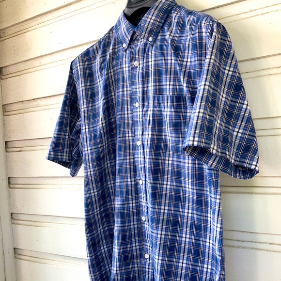 Covington Shirts Covington Mens M Plaid Short Sleeve Button Up Poshmark